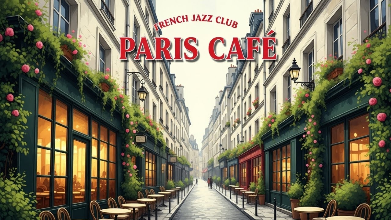 Sunny Paris Balcony 🌿 French Instrumental Jazz | Relaxing Morning Music