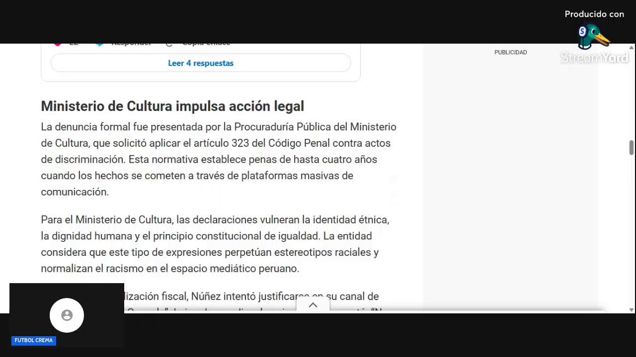 GONZALO NUÑEZ ENFRENTA INVESTIGACION POR DISCRIMINACION