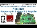 Complete installation nodered in raspberry pi 3  raspbian os pdacontrol
