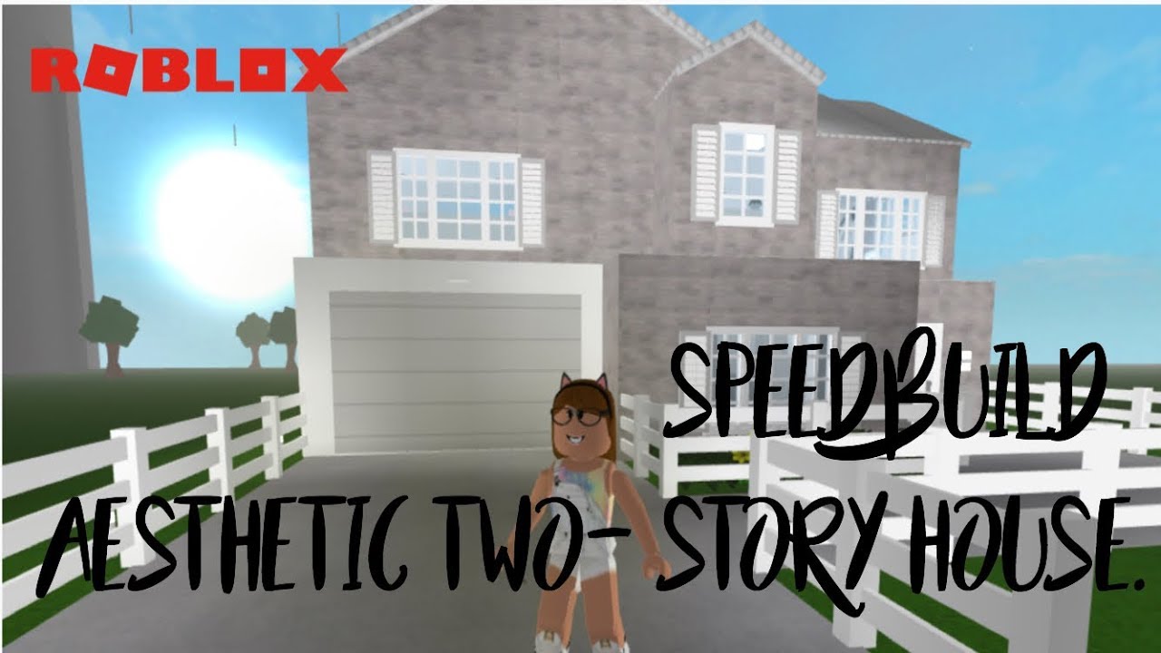 Roblox Bloxburg 65k Two Story Aesthetic Home Thereal Lai8 Youtube - acidtiara aesthetic homestore second floor roblox