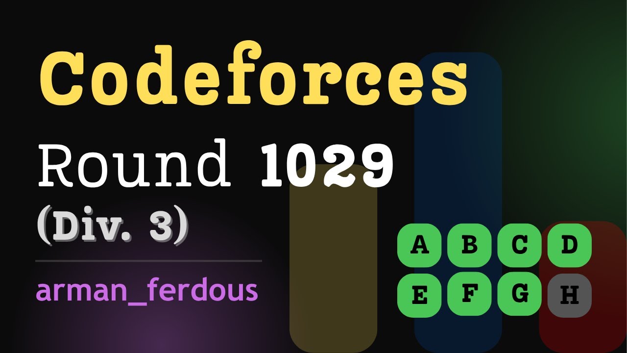 Codeforces Round 1029 (Div. 3) Screencast | Explanations in Bengali (A ...
