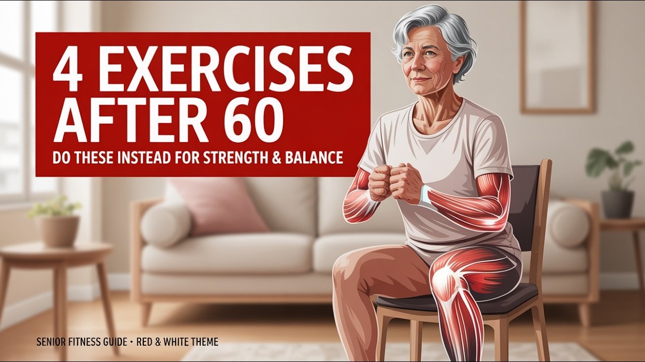 Если вам больше 60, прекратите выполнять эти 4 упражнения (вместо этого сделайте это)