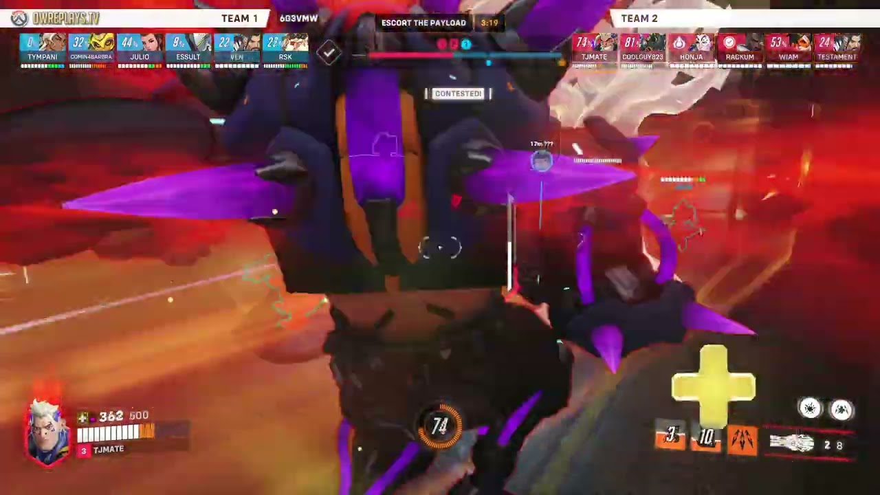 Torbjörn provided stability and consistent elimination pres... by TJMATE — Overwatch 2 Replay 6G3VMW