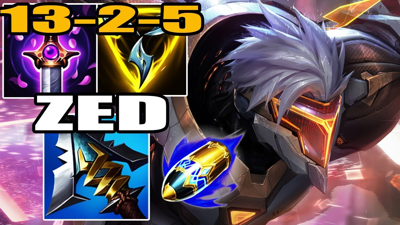 Wild Rift Zed Jungle Gameplay 13 -2 -5 in Season 15 (Build & Runes ...