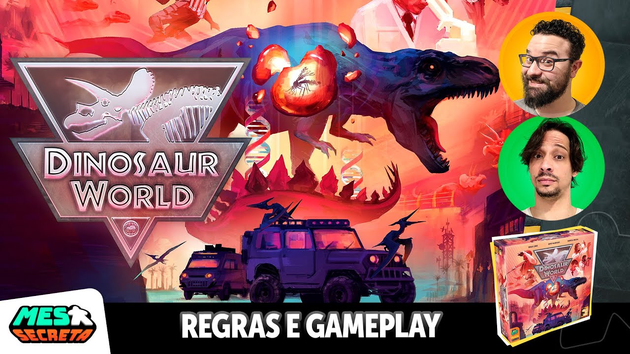 Dinosaur World Jogo de Tabuleiro