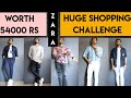 15000 Rs Huge Zara Shopping challenge| Indian mens shopping Haul| Zara India end of the sale