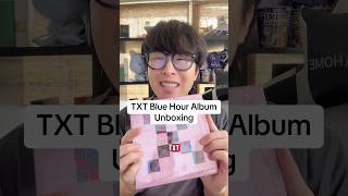 TXT Blue Hour Album Unboxing #kpop #txt #txtmoa #kpopalbum #soobin