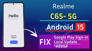 Realme C65 5G Frp Bypass Android 15 (No Pc) 2026 | Fix Lock Screen &amp; Google Account Login