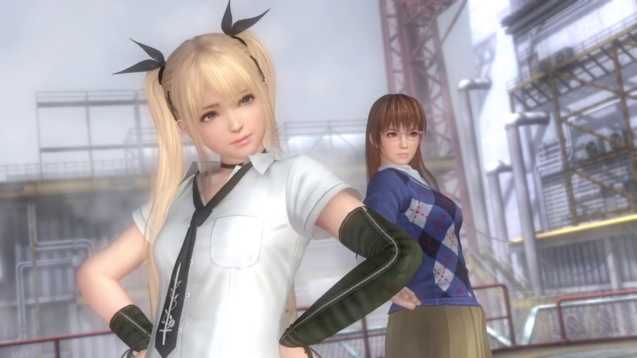 DEAD OR ALIVE 5 Last Round Marie Rose & Kasumi tag arcade hard - YouTube