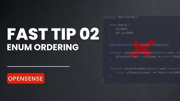 Fast Tip 02: Enum Ordering