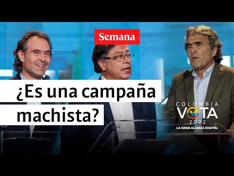 ¿Campaña presidencial en Colombia es machista? Fico, Petro y Fajardo responden