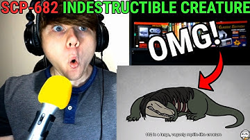 SCP-682 Indestructible Creature (SCP Animated) @TheRubber REACTION!