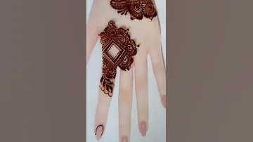 Square Arabic mehndi Designs back Hand Mehndi Designs arabic #shorts#short#arabic#ytshort#trending