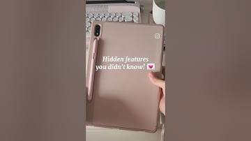 Samsung Tablet Hidden Features ✏️ Samsung Tablet Tips and Tricks