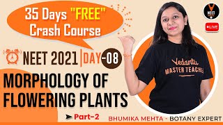 Day 8: Morphology Of Flowering Plants Class 11 #2 [35 Days 