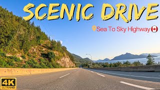 4k| Sea to Sky Highway - TOP SCENIC Drive in CANADA [Highlights]