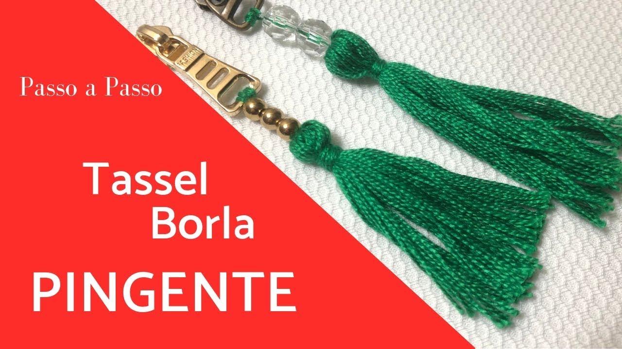 DIY - Pingente Tassel Franja Borla - JEITO FÁCIL