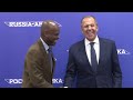 С.Лавров и Р.Дюссэ, Сочи, 8 ноября 2024 года