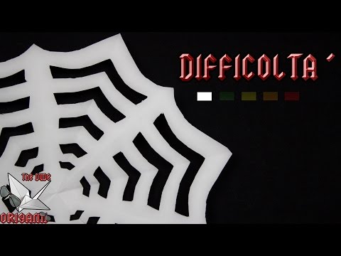 *HALLOWEEN PAPERCRAFT* || Come Creare Una Ragnatela Da Un Foglio Di Carta