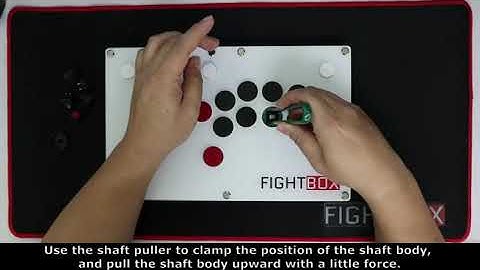 How to replace the mechanical keyboard shaft of the FightBox B1 game controller