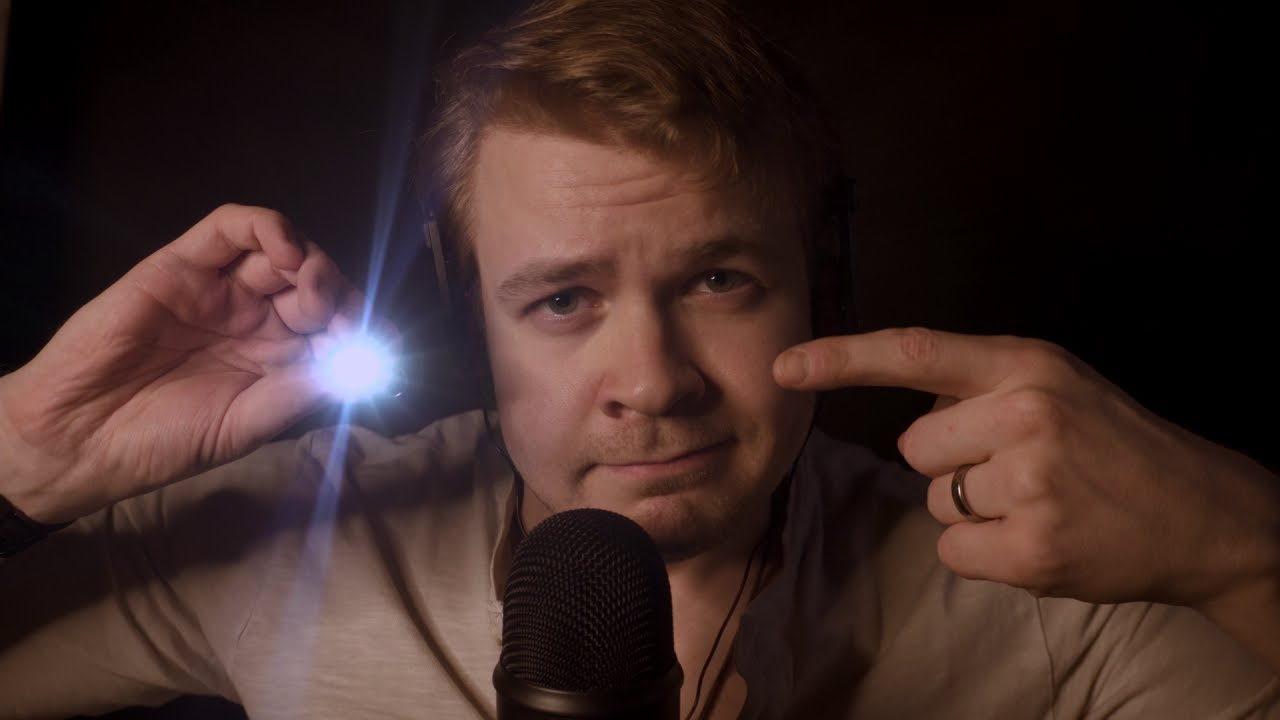 [ASMR] Follow the Light & Mouth Sounds | Guided Relaxation