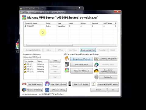 how to use softether vpn client manager youtube