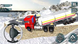 Hill Oil Tanker Transport - Truck Driving Simulator # Android Gameplay HD screenshot 2