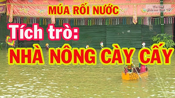 Múa rối nước Nhà nông cày cấy - Làng múa rối nước Đào Thục//Lễ hội Đền Hùng 2019