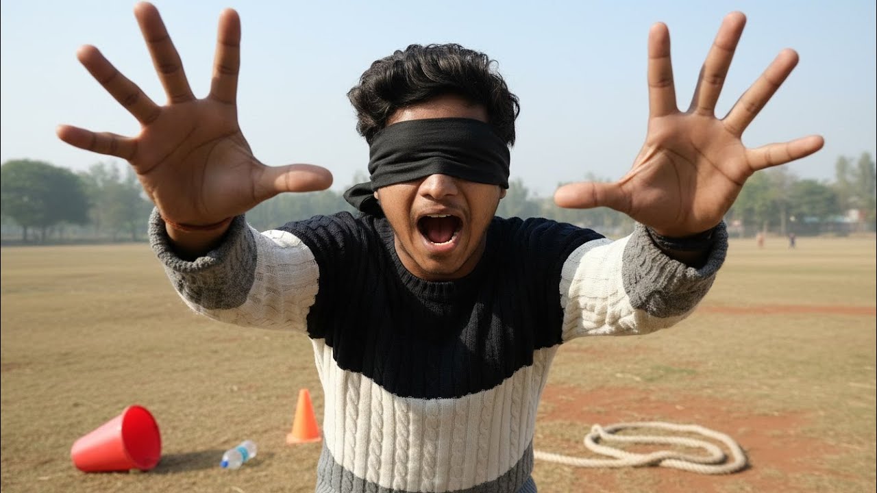 Blindfold challenge - For 2 punishment 😱