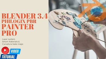 Blender 3.4  Philogix PBR Painter addon overview *NEW*