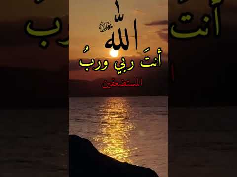 اللهم اني اشكو إليك ضعفي وقلة حيلتي حالات واتس اب دينية قصيرة مقاطع انستقرام دينية