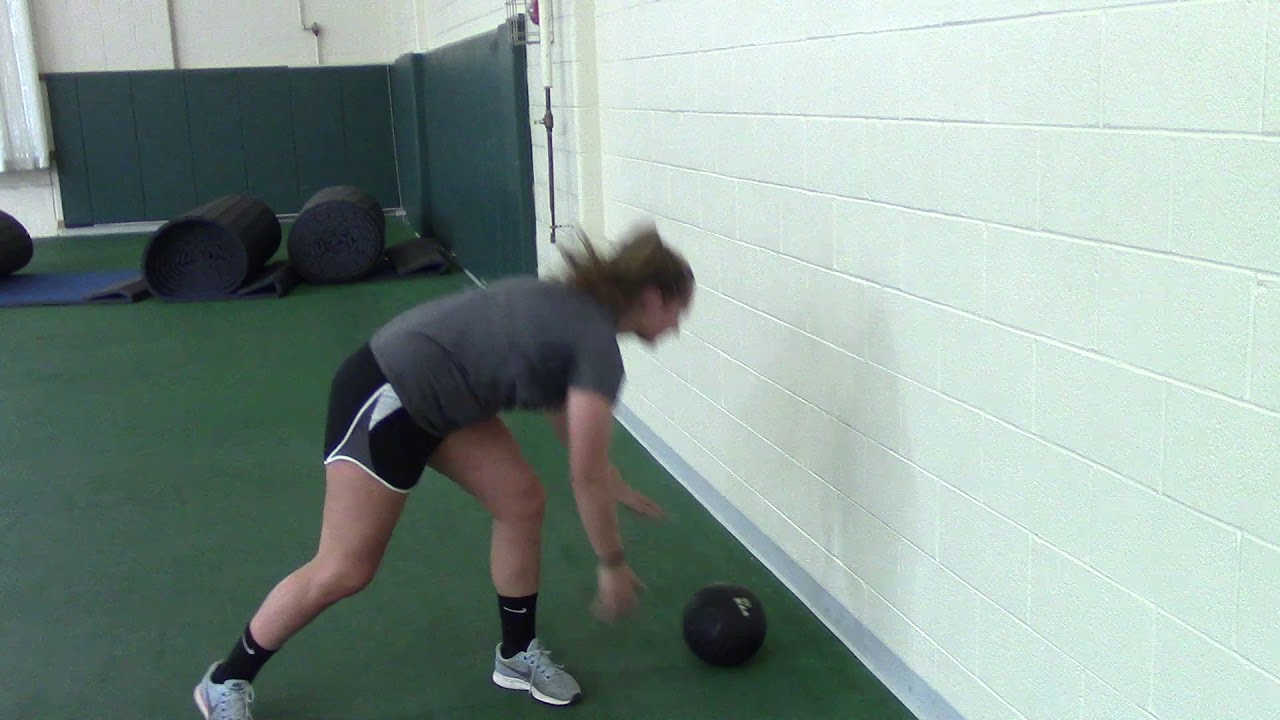1 Arm Med Ball Throw YouTube