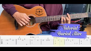 Avenged Sevenfold - Buried Alive - Intro Guitar Tutorial   TAB (Acoustic Version)