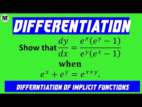 9.38 | Differentiation