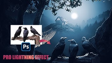 Photoshop Pro Lightning Effect - Photo Manipulation Tutorial