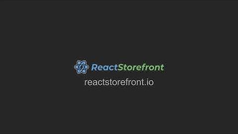 React Storefront v8.15.1 Update August 19, 2020