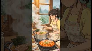 Farm to Ramen ASMR 🍅  #shorts#anime#ghibli#ghiblistyle#studioghibli#ghiblistudio
