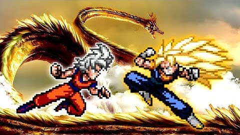 Son Goku DBS V7 OP (all form) VS Vegito SSJ3 V2 OP in Jump Force Mugen