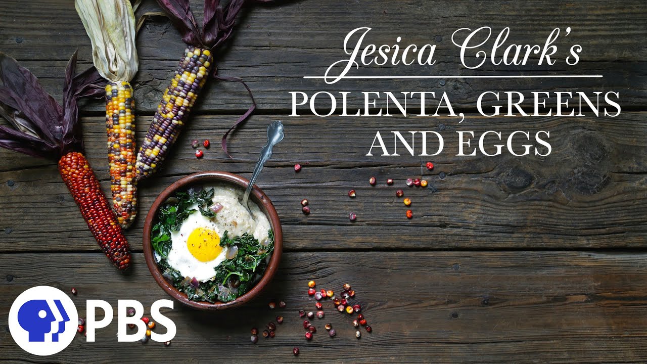 Jesica Clark's Polenta, Greens and Eggs