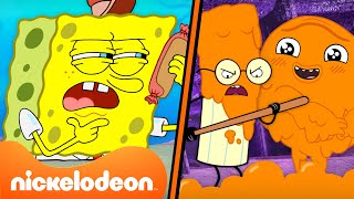 SpongeBob | 20 MINUTEN van SpongeBob’s & Steen Papier Schaar’s Vreemdste Banen! 💥 | Nickelodeon