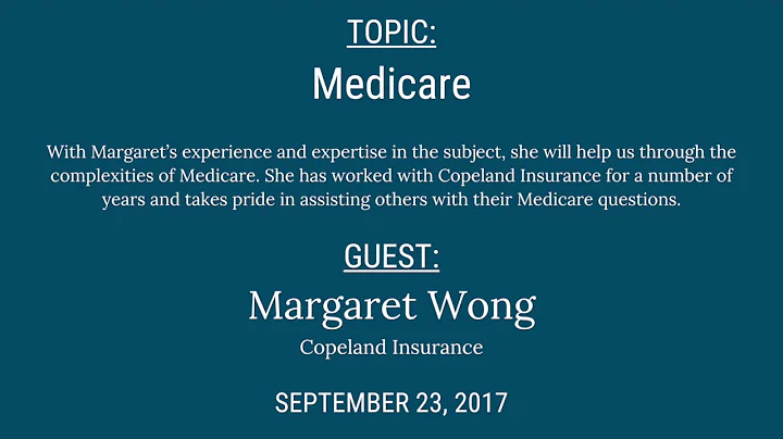 Generations Radio: Medicare with Margaret Copeland...