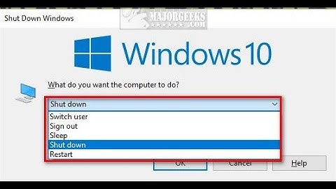How to Change the Default Alt+F4 Shut Down in Windows 10