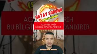Hatay Sorunu | KPSS'de Sık Çıkan Konu | Akif Çelik ile Tarih Genel Tekrar