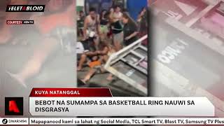 Bebot na sumampa sa basketball ring nauwi sa disgrasya  | TELETABLOID