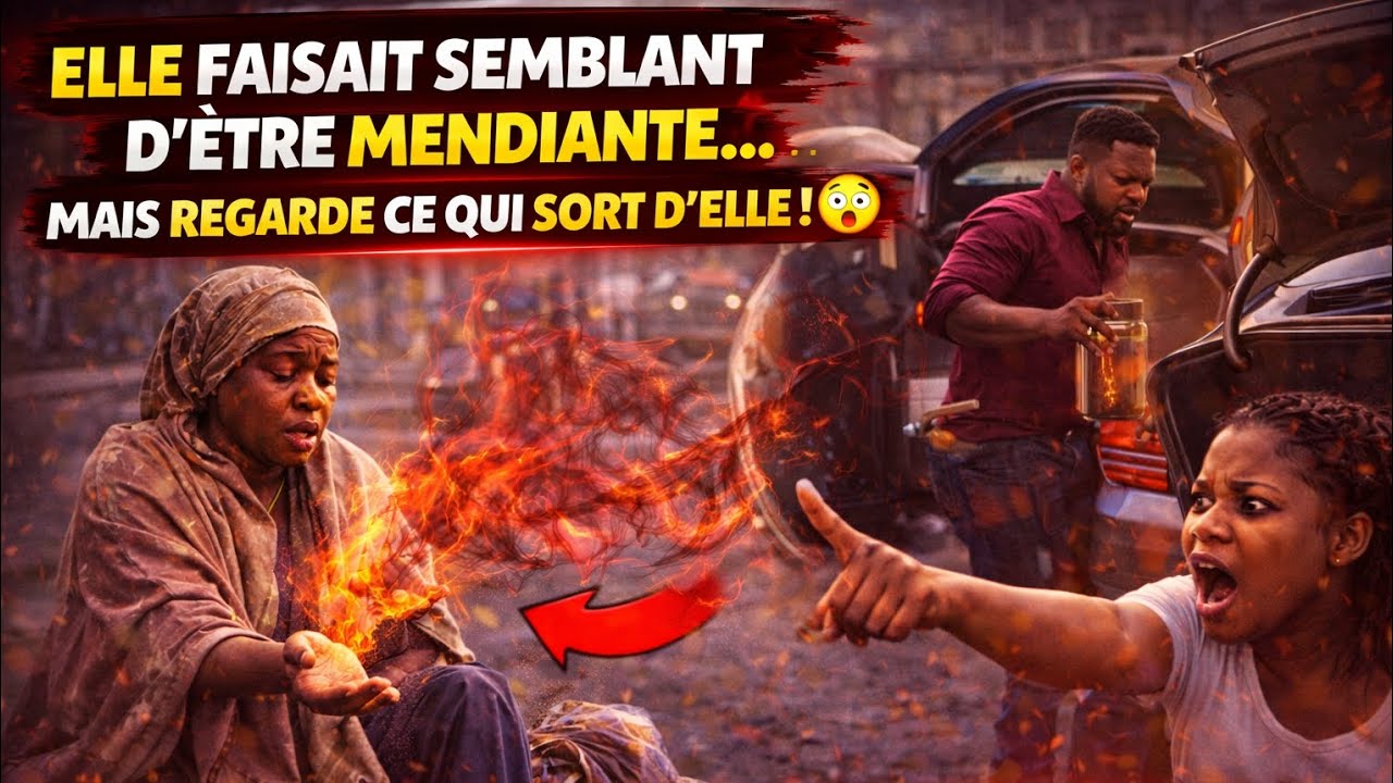 Elle faisait semblant d’être mendiante… mais un esprit sortait de son corps à chaque don !