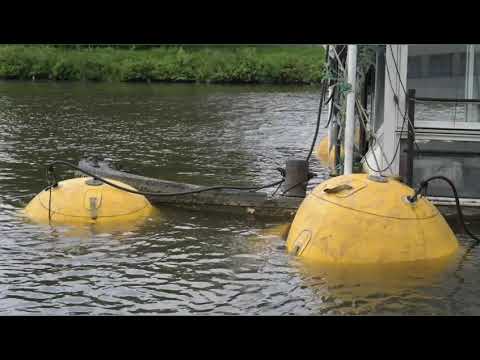 Bergung des Saarbrücker Schwimmschiffes 