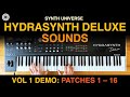 Asm hydrasynth  deluxe sound bank vol 1 demo patches 116  synth universe