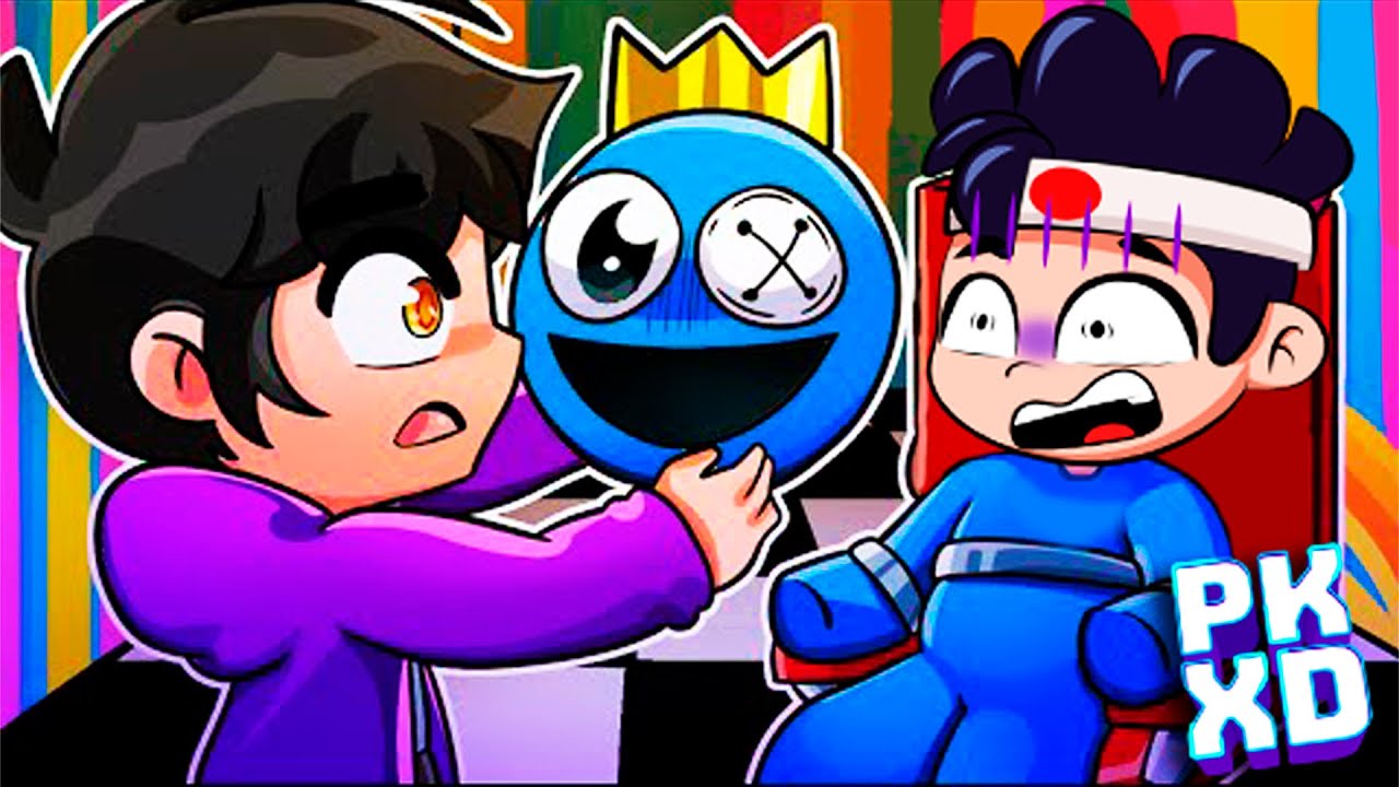 ¡SRJUANCHO ME CONVIERTE EN UN ATERRADOR RAIMBOW FRIENDS! 😱😭 SOY BLUE 😈 ...