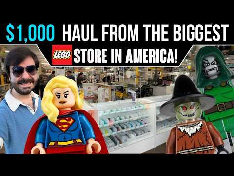 $1,000 LEGO Haul + VAULT Tour at Atlanta Brick Co WAREHOUSE! (RARE LEGO, Movie Props, + MORE!)