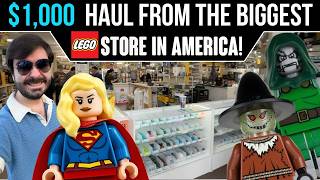 $1,000 LEGO Haul + VAULT Tour at Atlanta Brick Co WAREHOUSE! (RARE LEGO, Movie Props, + MORE!)